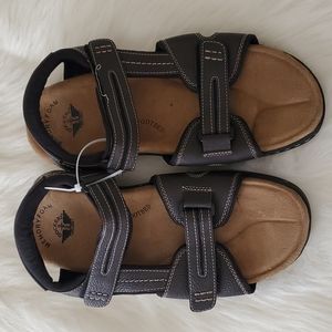 Dockers Men's Sandal Slipper Velcro Memory Foam Fusion Footbed Size 12W